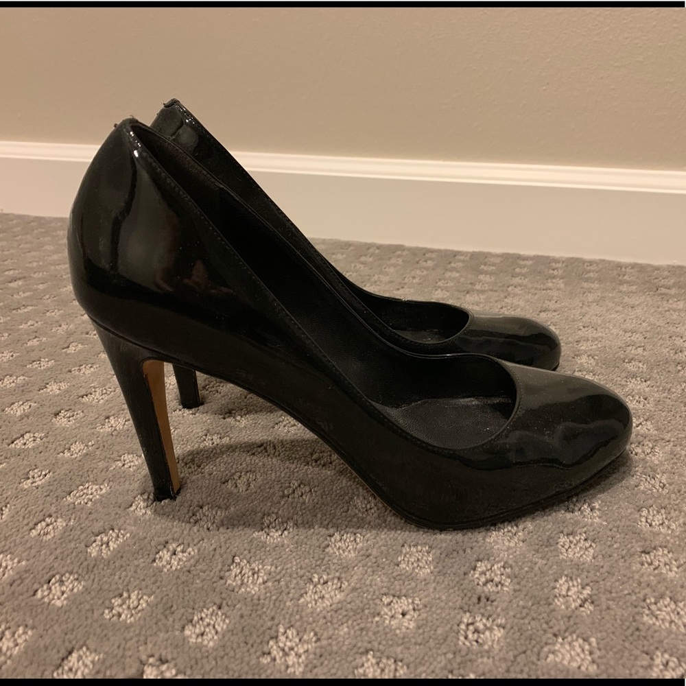 Cole Haan Nike Air Black Patent Leather Heels